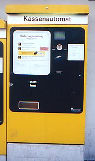 Parking payment machine
